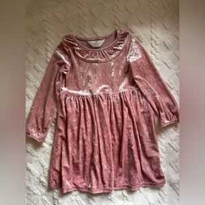H&M Pink Velvet Kids Formal Dress